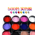 2020wholesales 31degree  thermochromic pigment nail gel / Fast drying UV gel with all color effects and more Eco-friendly